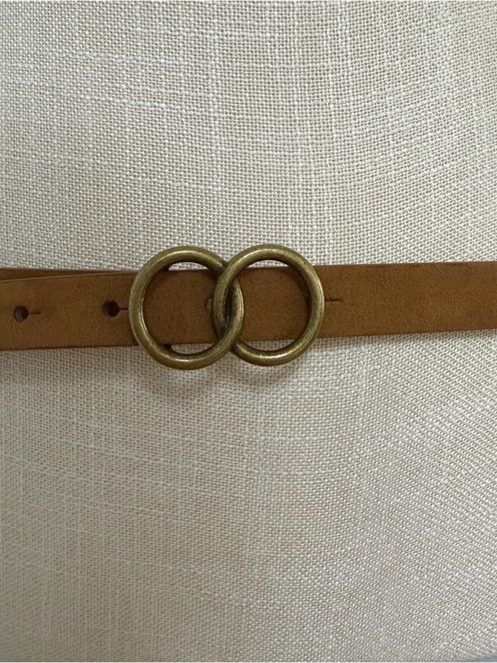 Aeropostale Faux Leather Double O-Ring Belt Women’s Size M/L - Picture 2 of 10
